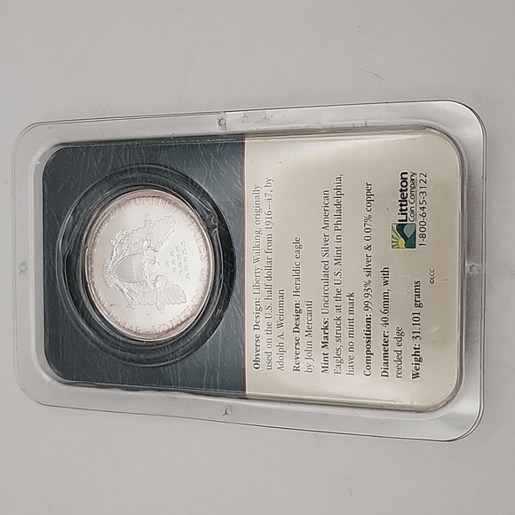 2000 p Silver Dollar Uncirculated NWT - Picture 2 of 8